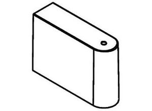 4011097607900 - hansgrohe Abdeckung Brausenstange Unica Crometta chrom 95217000