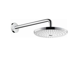 4011097720555 - hansgrohe Raindance Select S240 2 jet Kopfbrause mit Brausearm 390 mm 26466 Farbe Chrom   Weiß - 26466400