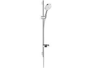 4011097726960 - Raindance Select s Brauseset 120 3jet mit Brausestange 90 cm und Seifenschale 26631 Farbe Chrom   Weiß - 26631400 - Hansgrohe