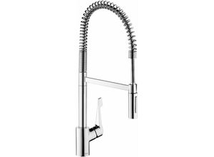 4011097732992 - Cento - Spültischarmatur xxl Semi-Pro mit flexiblem Arm EcoSmart verchromt 14806000 - Hansgrohe