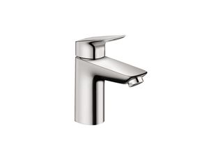 4011097738581 - Logis 100 Waschtisch Armatur 71100000 chrom Ablaufgarnitur Höhe 187 cm - Hansgrohe