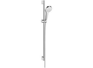 4011097744810 - Croma Select s Vario Brauseset 26572400 weiss-chrom 90 cm Brausestange Unica Croma - Hansgrohe