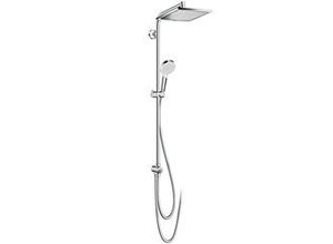 4011097775876 - - Reno Crometta e 240 Showerpipe 27289000 chrom 1jet EcoSmart 9 l min 24 x 24 cm