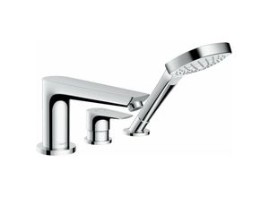 4011097782393 - Talis e - Badewannenarmatur für Wannenrand 3-Loch-Montage Chrom 71731000 - Hansgrohe