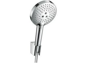 4011097808727 - Raindance Select s Brausehalterset 120 3jet mit Brauseschlauch 125 cm 26701 Farbe Chrom - 26701000 - Hansgrohe