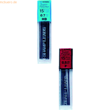 4011123039101 - 12 x Feinminen Dose mit 15 Minen 05mm HB