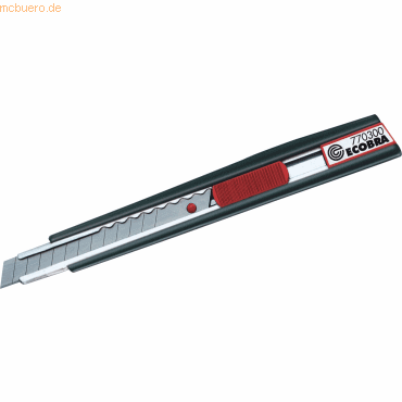 4011123215208 - Cutter 770300 schwarz rot 9mm Klinge 4011123215208 77030