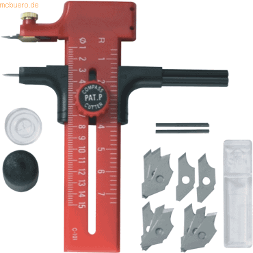 4011123528902 - Kreis-Cutter bis 150mm rot 4011123528902 - Kreis-Cutter bis 150mm rot