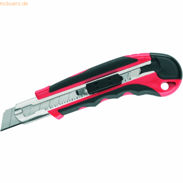 4011123529909 - Cutter Kunststoff 18 mmschwarz rot