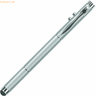 4011123630407 - Laserpointer 4 in 1 Touch-Pen Reichweite ca100m Silber  7808