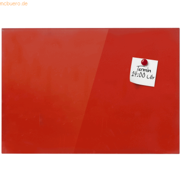 4011123655103 - Glasmagnetboard 40x60cm rot