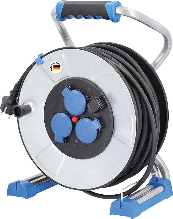 4011160233203 - AS-SCHWABE 23320 - IronCoat Xperts Kabeltrommel mit Gummileitung 50 m
