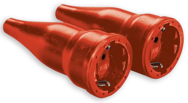 4011160614170 - - Contra-Stecker - rot - 2 Stück - 16 A   250 V