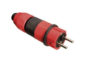 4011160622335 - As-schwabe - as Schwabe 62233 Schutzkontaktstecker Kunststoff 230 v Rot IP54