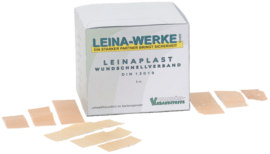 4011166050606 - LEINA Pflaster-Set 10 x 6 cm elastisch weiß