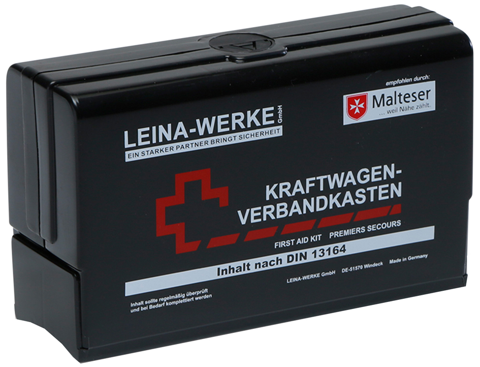4011166100585 - LEINA KFZ-Verbandkasten Star II Inhalt DIN 13164 schwarz