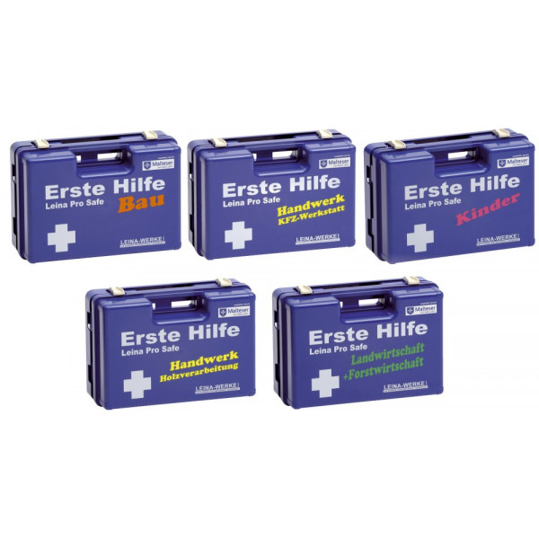 4011166211052 - Erste-Hilfe-Koffer Pro Safe Chemie DIN 13157 + Erweiterung orange