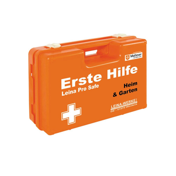 4011166211151 - Erste-Hilfe-Kasten Pro Safe Heim & Garten DIN 13157 + branchenbezogene Zusatzerweiterung orange 4011166211151 REF 21