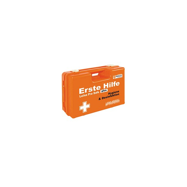 4011166211366 - Erste-Hilfe-Koffer Pro Safe plus Hygiene & Desinfektion DIN 13169 orange 4011166211366 LEINA-WERKE