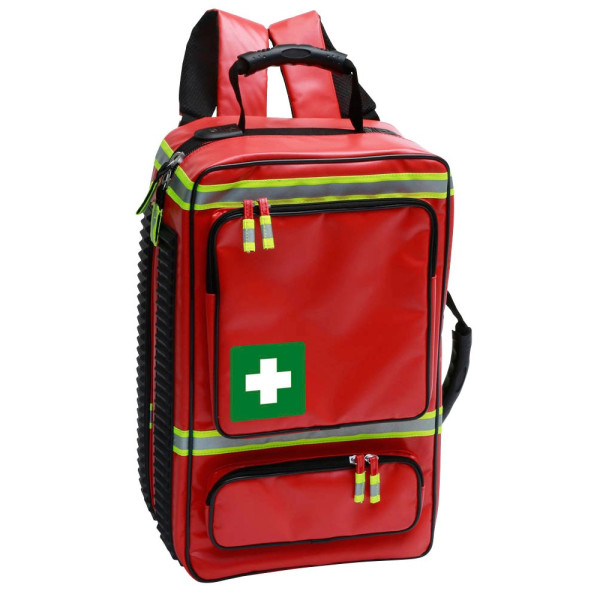 4011166232002 - Notfallrucksack Profi ohne Füllung rot 4011166232002 Leina-Werke