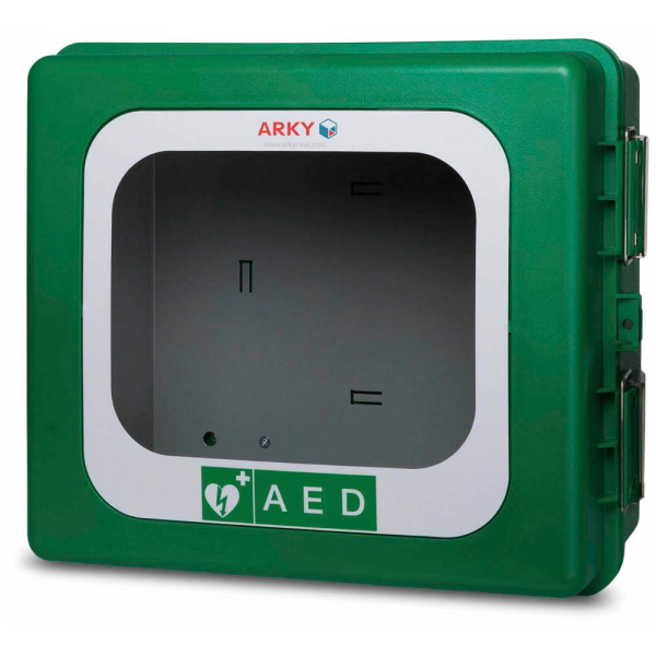 4011166432044 -  Outdoor-Wandschrank für Defibrillator Außenschrank ohne Füllung grün 4011166432044 Head