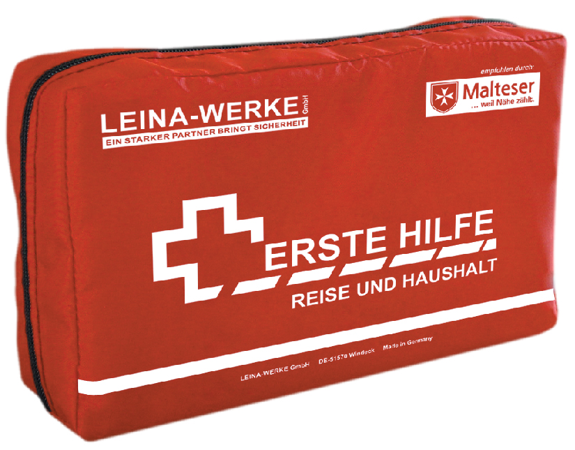 4011166813461 - Leina Werke - leina-werke ref 81346 erste-hilfe reise- und haushalt-set 27-TEILIG rot