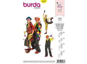 4011199024773 - burda Schnitt 2477 Clown für SIE und IHN