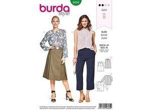 4011199064342 - burda Schnitt 6434 Bluse mit Falten