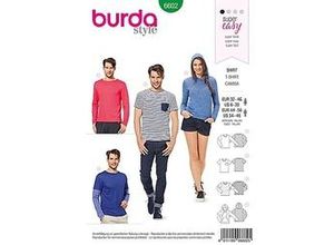 4011199066025 - burda Schnitt 6602 Shirt für Sie & Ihn easy