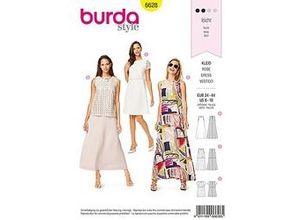 4011199066285 - burda Schnitt 6628 A-Linie-Kleid