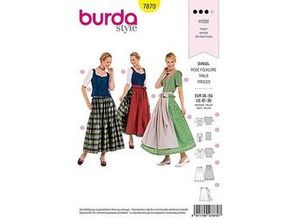 4011199078707 - burda Schnitt 7870 Dirndl