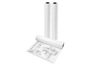 4011211048008 - tecno Plotterrollen CAD 90 914 cm x 100 m 90 g m² weiß ungestrichen Karton = 2 Rollen