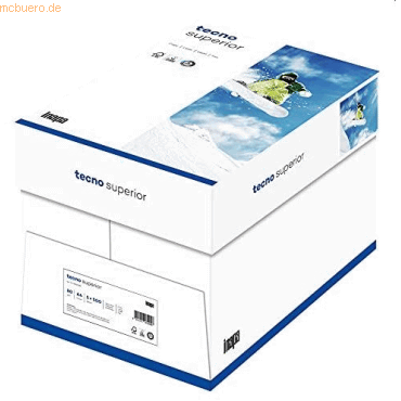 4011211074472 - Kopierpapier Superior 2100011535 A4 80g hochweiß   4011211074472 2500 Blatt