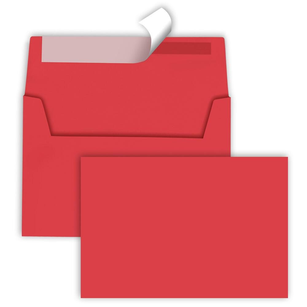 4011211083856 - Designbriefumschläge C6 EcoRainbow ohne Fenster haftklebend 80g intensivrot 4011211083856 MailMedia 25 Stück