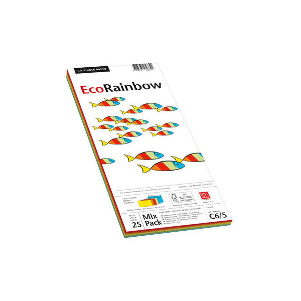 4011211083948 - Designbriefumschläge Din Lang+ EcoRainbow ohne Fenster haftklebend 80g farbig sortiert 4011211083948 MailMedia 25 Stück 4011211083948 - Designbriefumschläge Din Lang+ EcoRainbow ohne Fenster haftklebend 80g farbig sortiert 4011211083948 MailMedia 25 Stück