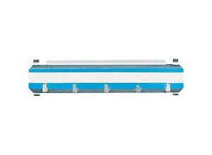 4011238010491 - Hakenleiste für 5 Schlüssel blau 4011238010491 - Hakenleiste für 5 Schlüssel blau
