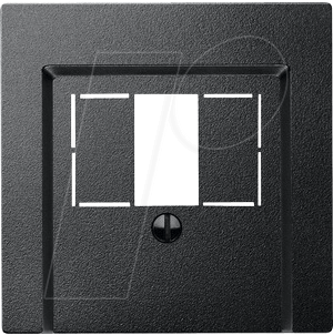 4011281894543 - EL SM 297914 - System M Zentralplatte TAE USB-Einsatz anthrazit edelmatt