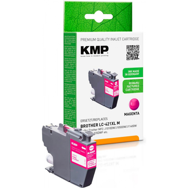 4011324001563 - KMP Patrone Brother MFC-J1010DW LC421XLM magenta 500S 7ml remanufactured