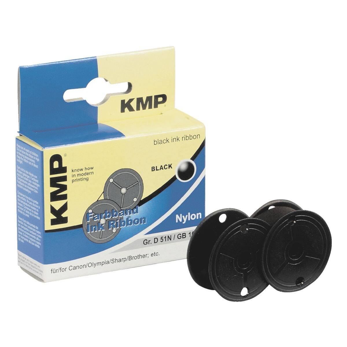 4011324051117 - KMP Farbband Canon Olympia black 13mm 6m kompatibel 4011324051117 - KMP Farbband Canon Olympia black 13mm 6m kompatibel