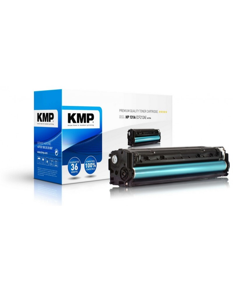 4011324123692 - 1236 KMP H-T174  gelb Toner kompatibel zu HP 131A  Canon  731Y(CF212A   6269B002) 12360009 4011324123692