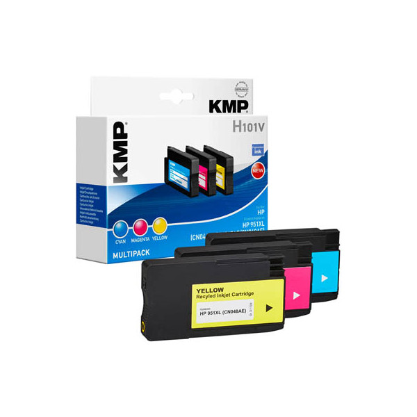 4011324172355 - H101V - Tinte auf Pigmentbasis - Cyan - Magenta - Gelb - HP - Officejet Pro 251dw - 276dw - 8100 - 8600 - 8610 - 8615 - 8616 - 8620 - 8630 - 8640 - 8660 - Tintenstrahldrucker - 30 ml