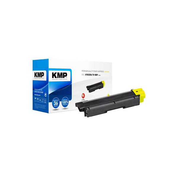 4011324289299 - Toner K-T51 28920009 kompatibel zu Kyocera TK-580Y gelb 4011324289299 KMP