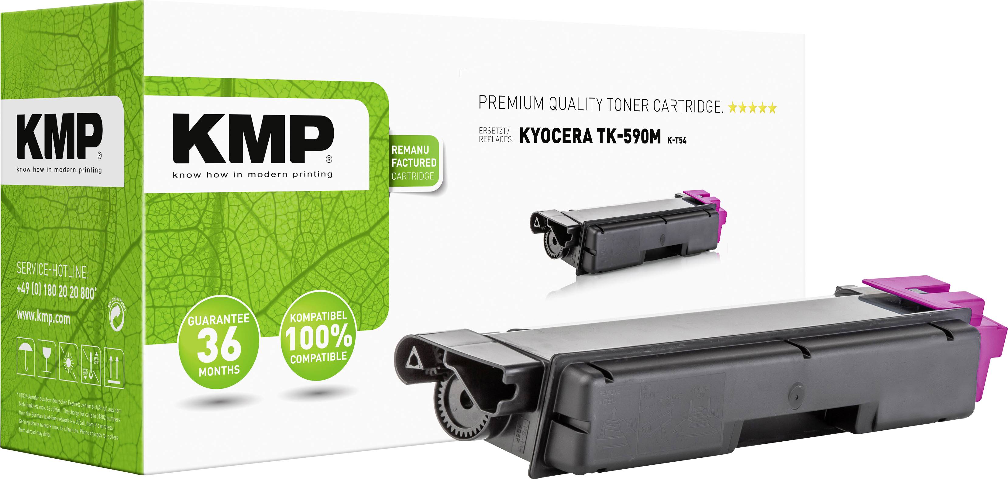 4011324289367 - Toner K-T54 28930006 kompatibel zu Kyocera TK-590M magenta 4011324289367 KMP