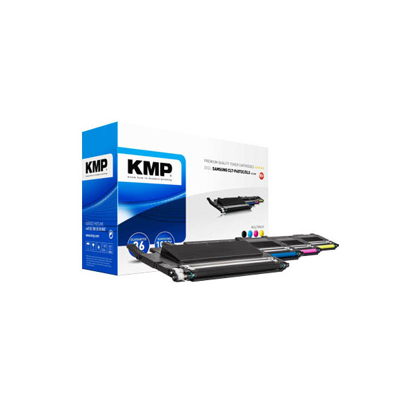 4011324350258 - Toner Kombi-Pack ersetzt Samsung CLT-P4072C CLT-K4072S CLT-C4072S CLT-M4072S CLT-Y4072S Kompatibel Schwarz Cyan Magenta Gelb 1500 Seiten SA-T38V