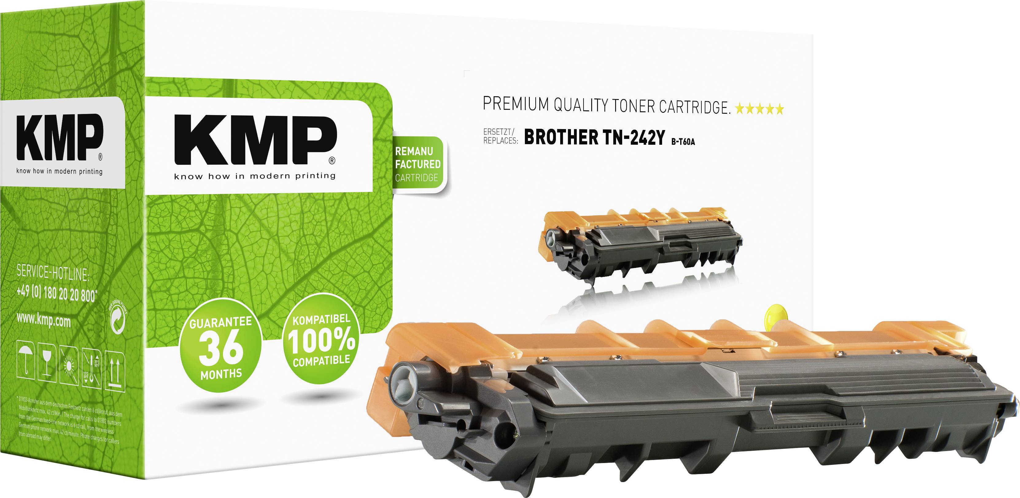 4011324353006 - Printtechnik AG Toner Brother TN-242Y TN242Y yellow 1400 S B-T60A remanufactured 12480009