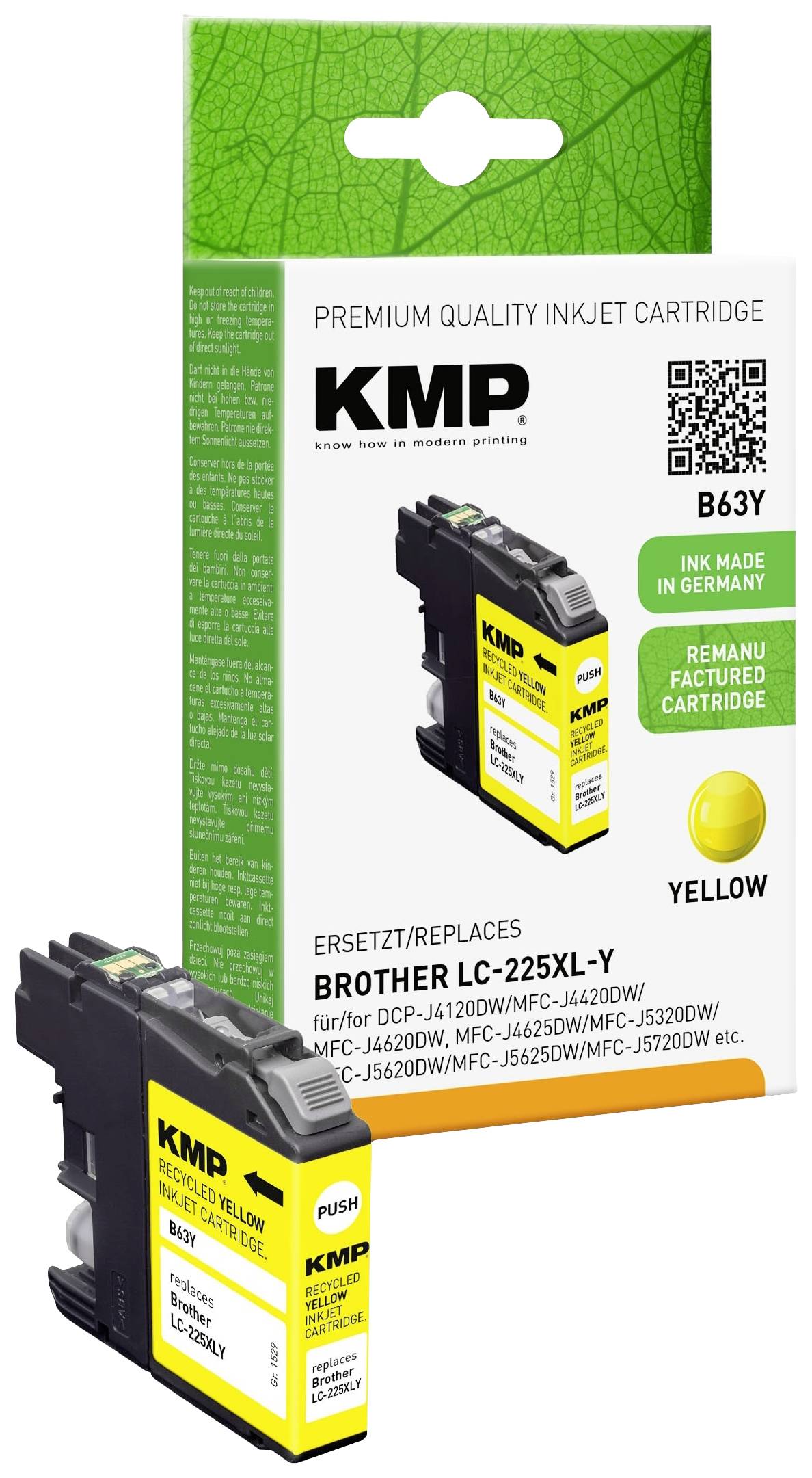 4011324371017 - B63Y - yellow - compatible - ink cartridge - Tintenpatrone Gelb