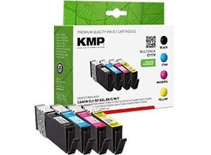 4011324371642 - Kompatibel Canon CLI-581XXL BK C M Y Tintenpatrone Schwarz Cyan Magenta Gelb