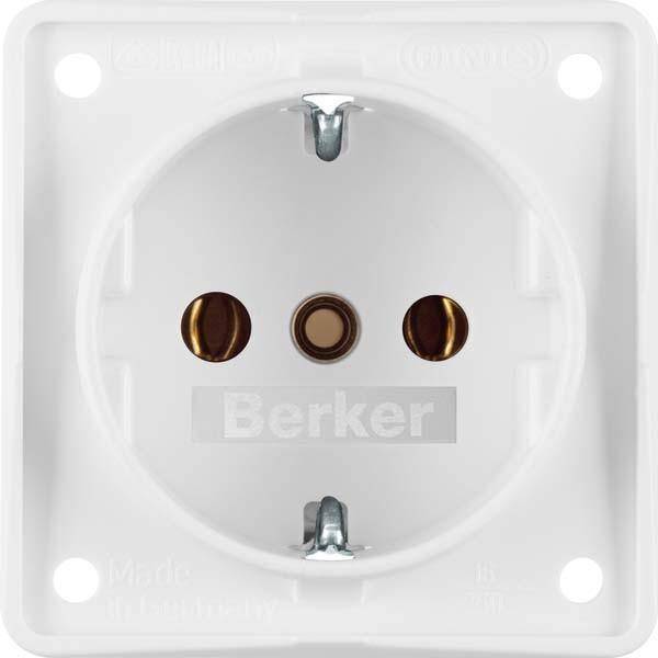 4011334240549 - BER BMobil Schuko Kombi 0941852502 mit Schraubklemmen polarweiss matt