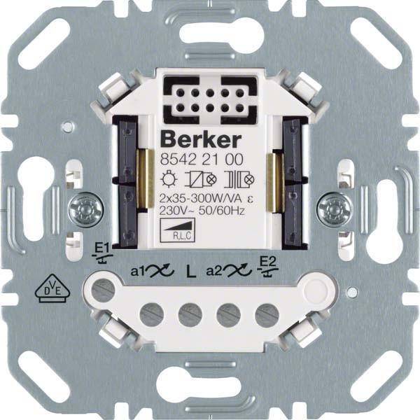 4011334375937 - Berker Universal Tastdimmer 85422100 2fach (auch für LED 12-54 Watt je Kanal)