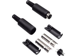 4011376704832 - Bkl Electronic - 0204003 Miniatur-DIN-Rundsteckverbinder Stecker gerade Polzahl (num) 5 Schwarz 1 s